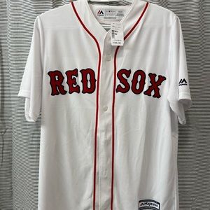 NEW WITH TAG - White - Red Socks Jersey